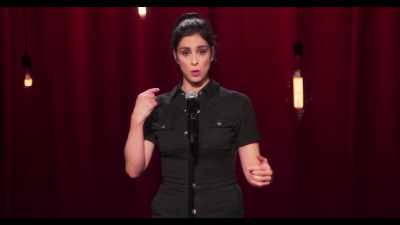 He looks down my throat, and he's like: - Sarah Silverman: A Speck of Dust