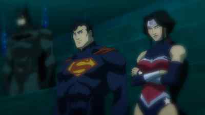 He looks happy. - Justice League: Throne of Atlantis