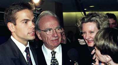 He loved going to the
New York "Post" building - The Murdochs: Empire of Influence