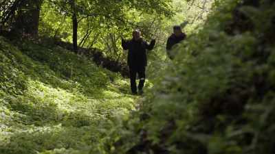 He made this discovery
while investigating - Secret Nazi Ruins