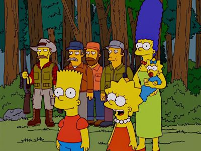 He made it! He's finally
protected from man. - The Simpsons