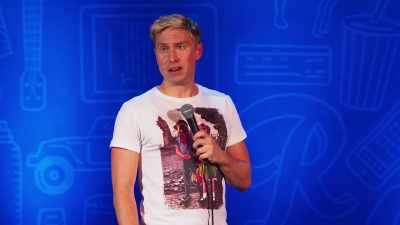 He made penguins.
He gave them wings, but they can't fly. - Russell Howard: Recalibrate