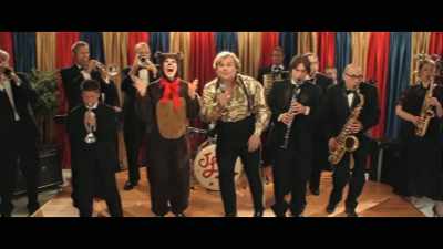 - ♪ He make you laugh ♪
- ♪ Ha-ha! ♪ - The Polka King