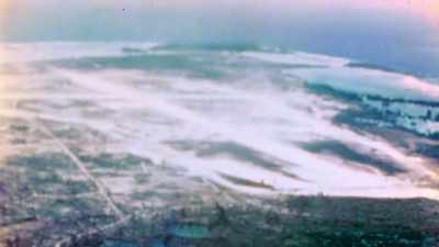 He makes the promise;
America makes the plan. - The Pacific War in Color