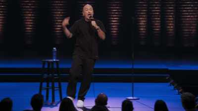 He was making his lunch for work.
I walked into the kitchen, I go, - Jo Koy: Live from Brooklyn