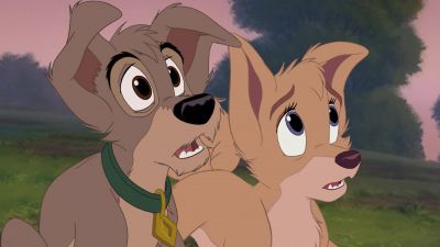 He met his true love - Lady and the Tramp 2: Scamp's Adventure