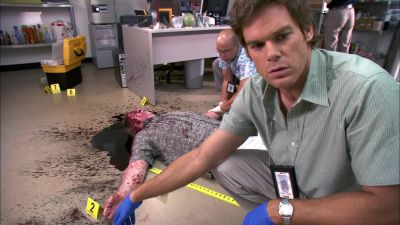 He moved the arm for a reason. - Dexter