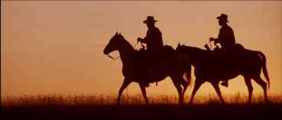 He must be moving right along. - Unforgiven