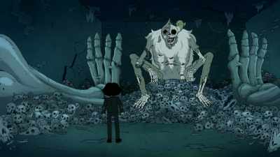 He must have succeeded
in killing all life here. - Adventure Time: Fionna & Cake