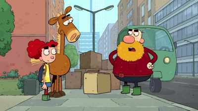 He must've been hiding
in the empty boxes - It's Pony