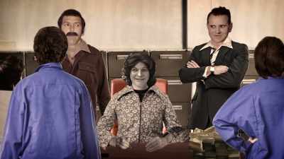 He and my dad were bodyguards
for Liz Carmichael. - The Lady and the Dale
