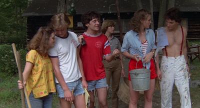 He neglected to mention that downtown they call this place Camp Blood - Friday the 13th