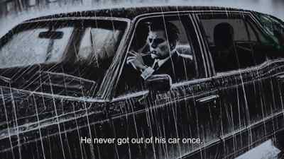 He never got out of his car once, - The Program