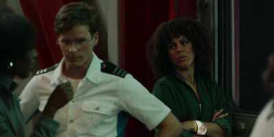 He occasionally switches up
the accent, - Avenue 5