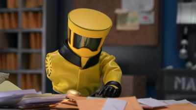 He only takes this off
when he's showering, which he never does. - Marvel's M.O.D.O.K.