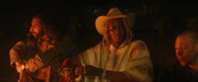 He orders bottles of beer,
and he'll take a sip, - Chillin Island