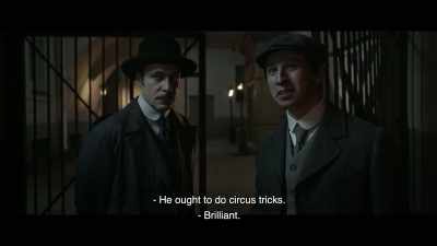 - He ought to do circus tricks.
- Brilliant. - The Ninth