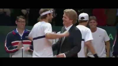 He was our Davis Cup captain.
He said, "What are you doing?" - Untold: Breaking Point