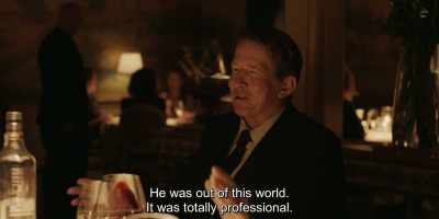 He was out of this world.
It was totally professional. - Another Round