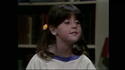 He peeks his head
through the door, - Punky Brewster