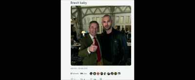 He was photographed
next to Nigel Farage, - Doom Scroll: Andrew Tate and the Dark Side of the Internet