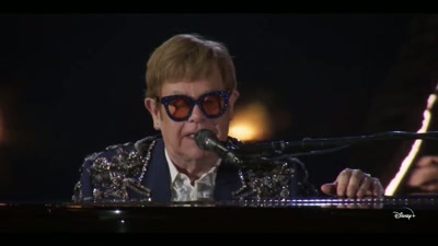 He was playing drums in 1969, - Elton John Live: Farewell from Dodger Stadium