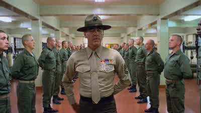 Today1s ChristmasThere will be a magic show at 0930Chaplain Charlie will tell youAbout how the free world will conquer communismWith the aid of god and a few marinesGod has a hard on for marinesbecause we kill everything we seeHe plays his gamesWe play - Full Metal Jacket