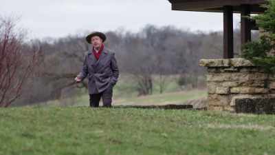 He prepared to say that
it was of the hill, - Frank Lloyd Wright: The Man Who Built America