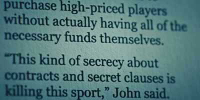 He presented himself as "John" - - A Game of Secrets