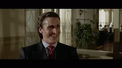 He presents himself as this harmless old codger but insidebut insideBut inside doesn't matterInside Believe or not Bryce we're actually listening to youCome on Bateman What do you think - American Psycho
