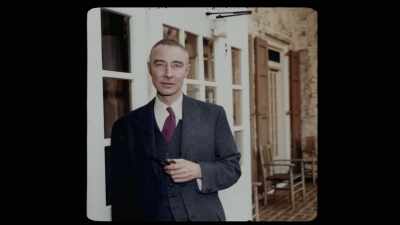 He probably felt that
he'd finally come through it all - To End All War: Oppenheimer & the Atomic Bomb