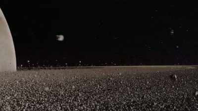 He proposed that
they were not solid, - Cosmos: Possible Worlds