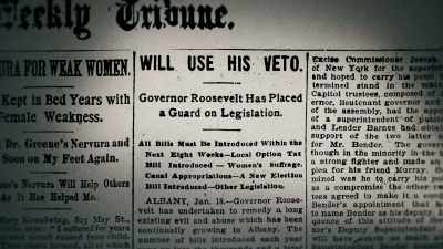 He pushes his progressive
agenda through the press. - Theodore Roosevelt