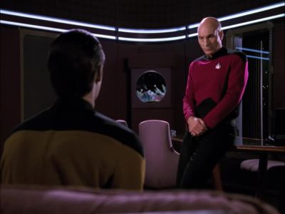 He is questioning
my ability as a parent. - Star Trek: The Next Generation