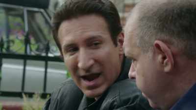 He was real embarrassed
from the beating he got. - Gravesend
