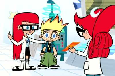 He has real Johnny action,
and mom and dad will never know - Johnny Test