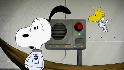 He really is a world-famous astronaut now. - Snoopy in Space