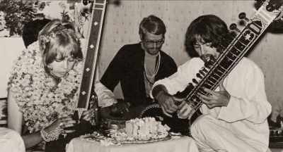 He really was playing music
and enjoying music - The Beatles and India
