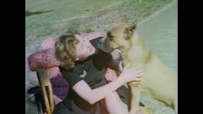 He regularly visited the
shop and took interest in her - The Hitler Home Movies