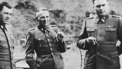 He was responsible
for 1.1 to 1.3 million killings - The Accountant of Auschwitz