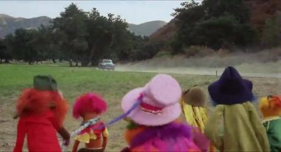 He even rides a bicycle - The Muppet Movie