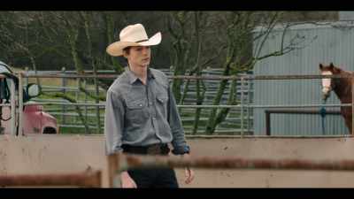 He rides tall for ten seconds
with a smile on his face, - Panic