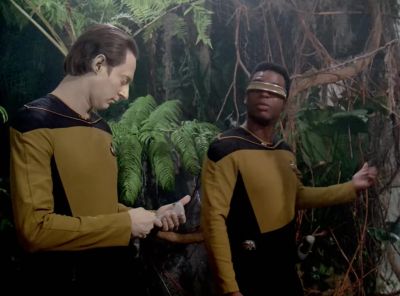 He was right over here. - Star Trek: The Next Generation