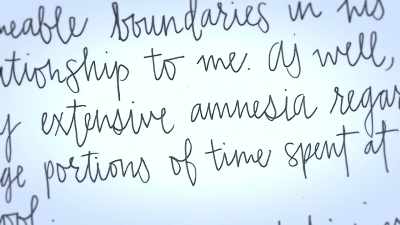 He rocked me back and forth.
...amnesia - The Keepers
