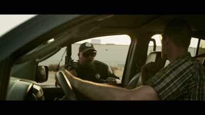 He rolls his window down
and said, - Tread
