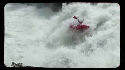 He was running
really big waterfalls - Edge of the Earth