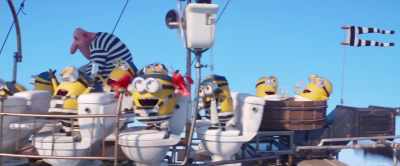 He rushes in from behind. - Despicable Me 3