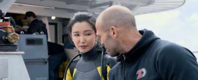 He said, "be careful." - The Meg