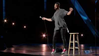 He said, [Effeminate
voice] "Well..." - Marlon Wayans: You Know What It Is