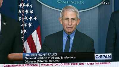 He said that he had just seen a paper - Thank You Dr. Fauci